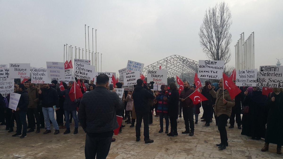 Öğretmenler Ankara’da bir araya geldi: Şubat’ta 40 bin atama istiyoruz