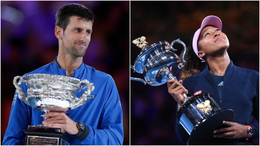 Djokovic yerini korudu, Osaka zirveye çıktı