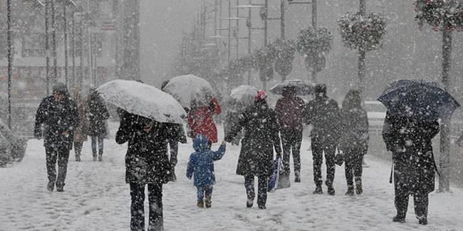 Meteoroloji'den 4 il için yoğun kar uyarısı