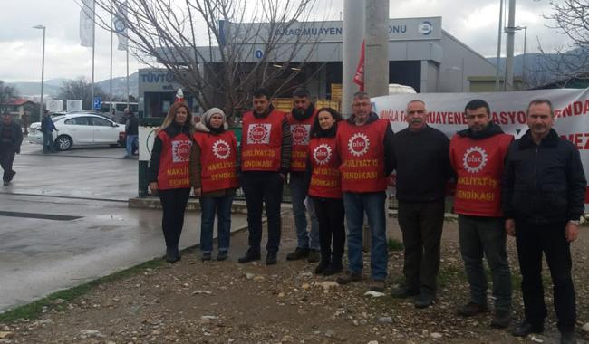 İşçi Dayanışma Derneği’nden direnişteki Tüvtürk işçilerine destek