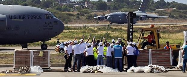 ABD'nin 'yardım uçakları' Venezuela sınırında