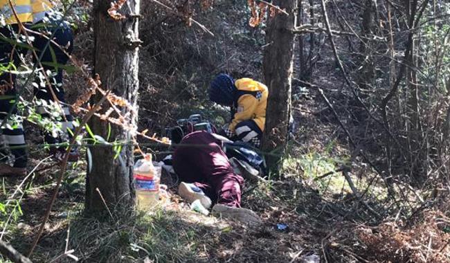 Arnavutköy’de ormanlık alanda bir kişinin cansız bedeni bulundu