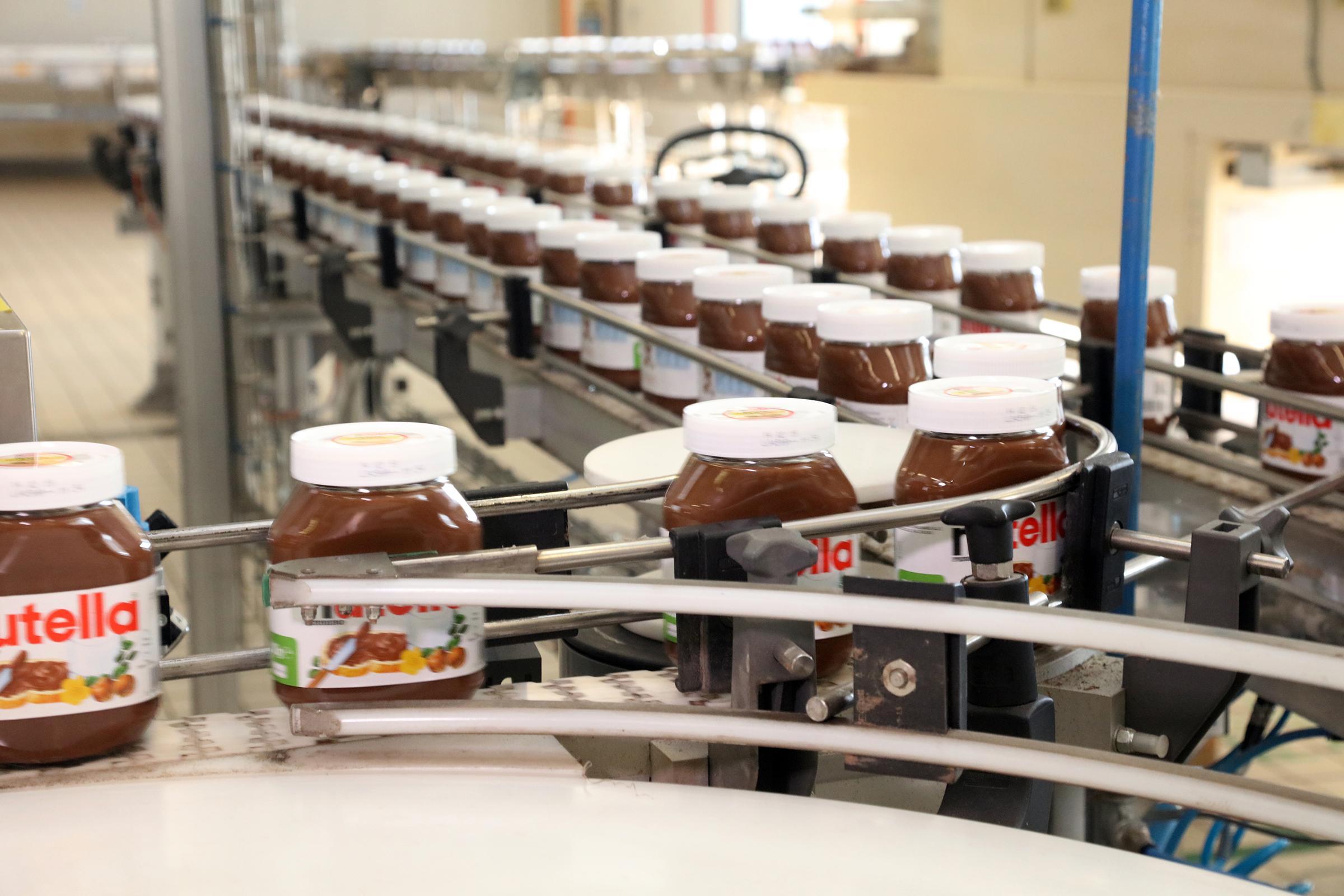 Dünyanın en büyük Nutella fabrikasında üretim durdu 