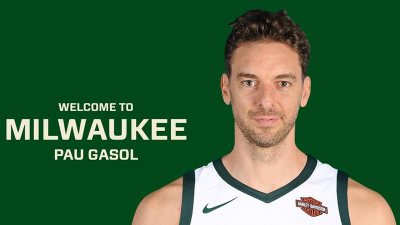 Pau Gasol resmen Milwaukee Bucks'ta