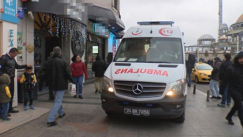 Taksim'deki otelde merdiven boşluğuna düşen bir kişi yaşamını yitirdi