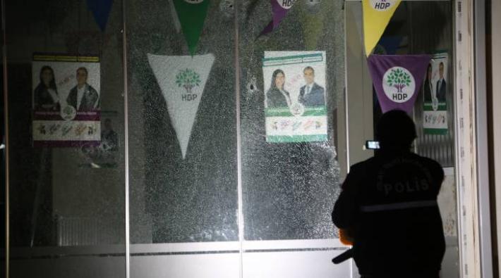 HDP seçim bürosuna silahlı saldırı