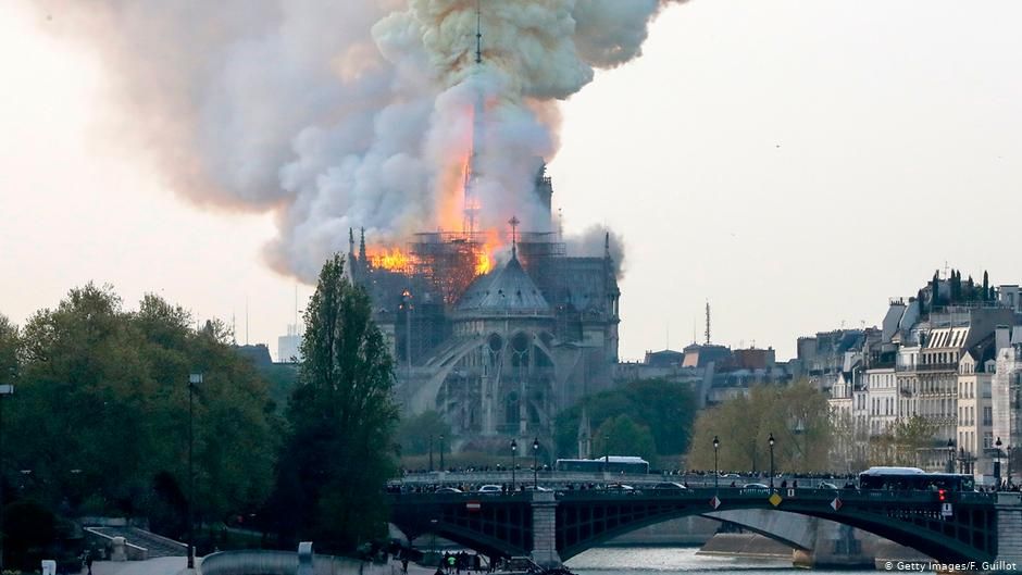 Notre Dame Katedrali'nde yangın