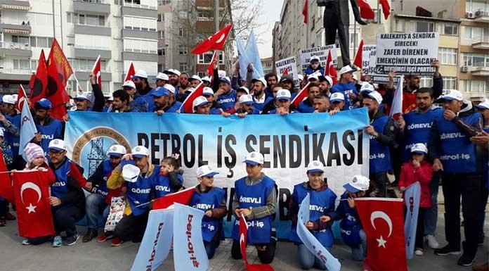 İş bırakan Kale Kayış işçileri Meclis’teydi: Çalışırken ölmek istemiyoruz