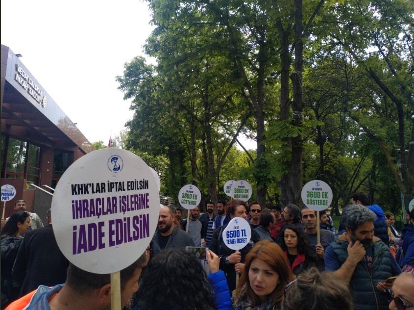 Polis, SES eylemine müdahale etti: İki kişi darp edilerek gözaltına alındı