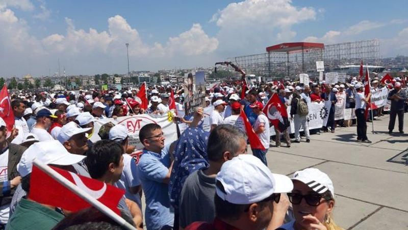 Binlerce EYT'li Yenikapı'da buluştu: Bu feryat doyurup okutamadığımız çocuklarımızın feryadı