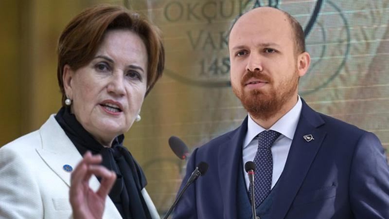 Bilal Erdoğan'dan Meral Akşener'e: Kendimizi de zor tutuyoruz