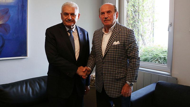 Yıldırım, Topbaş'ı ziyaret etti: Onun bıraktığı yerden hizmetler devam edecek