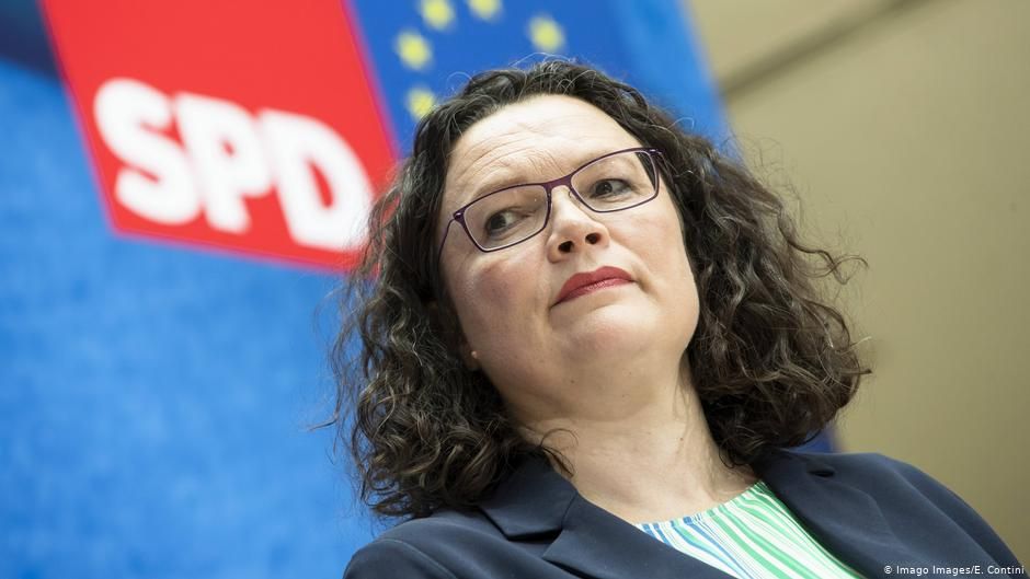 Nahles'ten istifa kararı