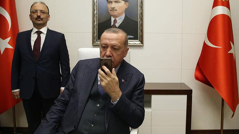 Cumhurbaşkanı Erdoğan, liderlerle bayramlaştı