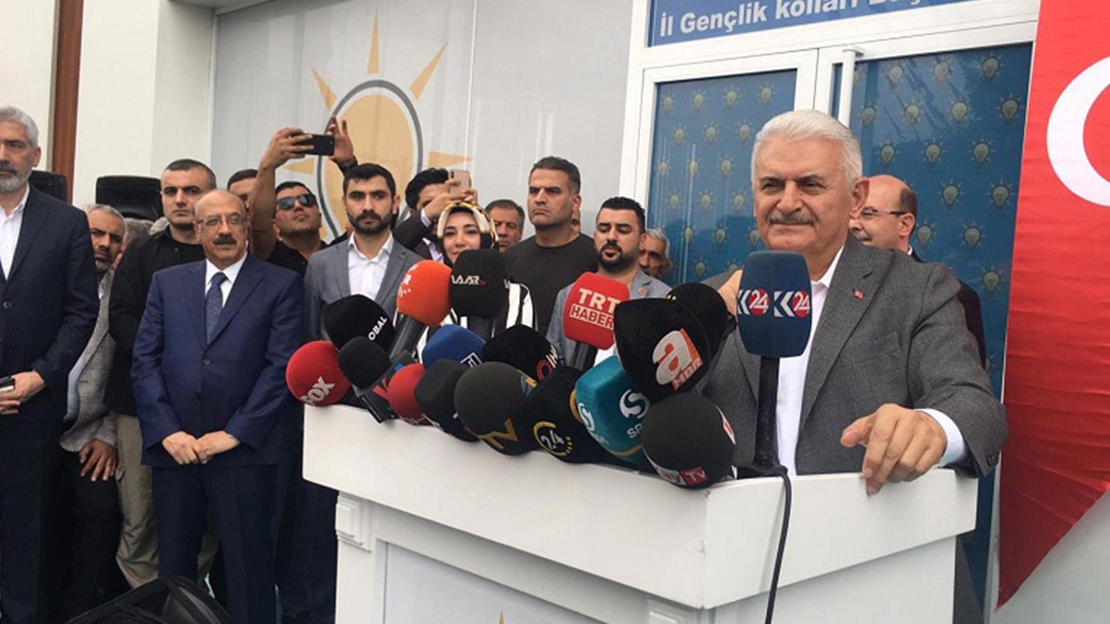 Binali Yıldırım'dan Diyarbakır'da 'Kürdistan mebusu' açıklaması