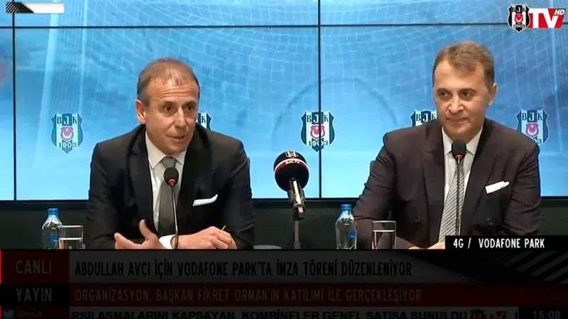 Abdullah Avcı, Beşiktaş'a imzayı attı