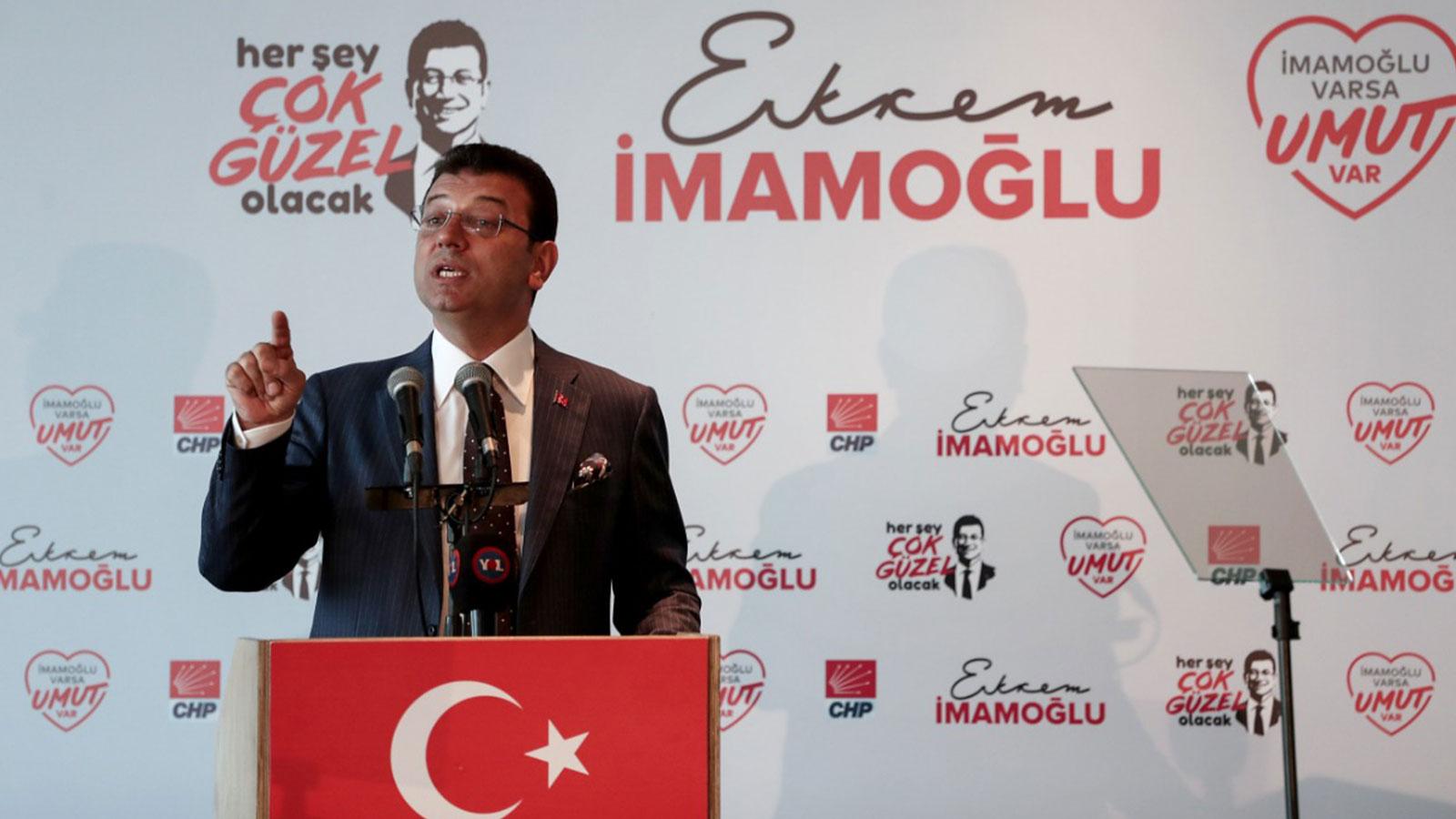 İmamoğlu: Ben bu şehri barıştırmaya geldim