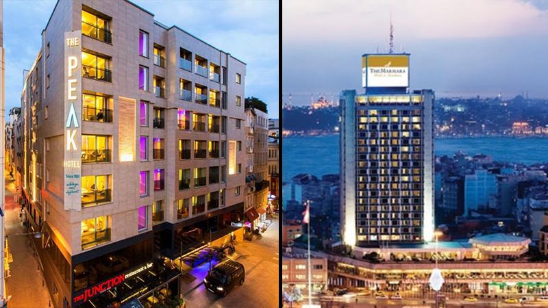 İddia: The Marmara, otelleri önünde  The Peak Hotel sahibi tarafından darp edilen kadınların görüntülerini adaletten sakladı