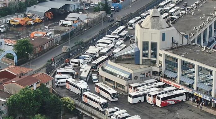 Otogarda seçim yoğunluğu 