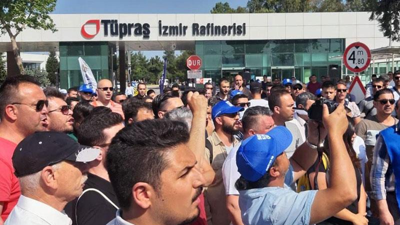 TÜPRAŞ işçileri rafineriyi terk etmeme kararı aldı