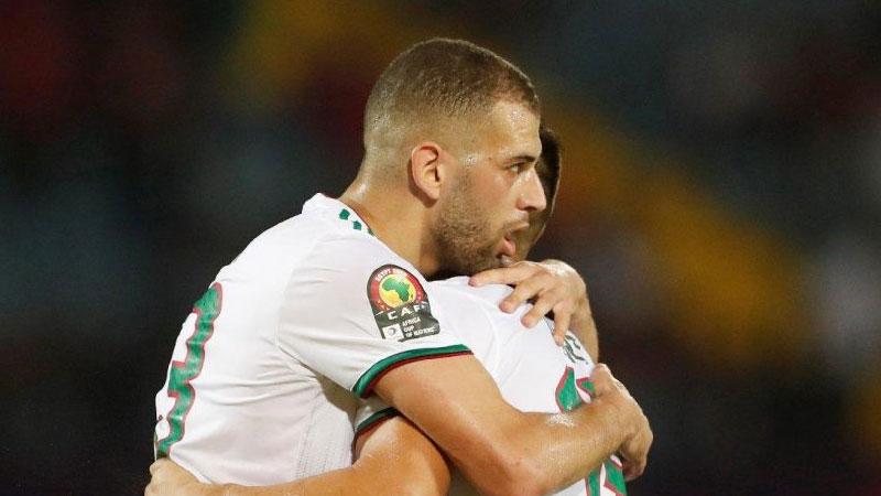 Islam Slimani yıldızlaştı; 1 gol, 2 asist