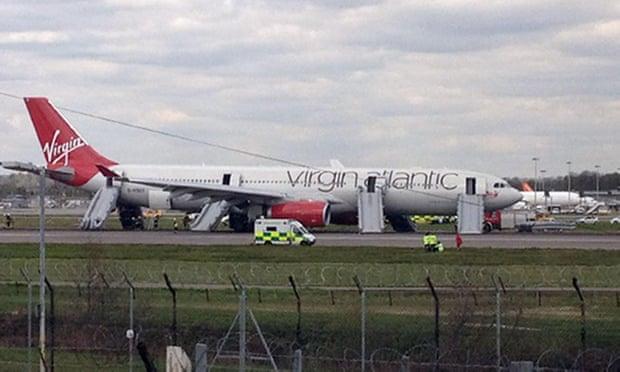 Virgin Atlantic uçağı kabinde çıkan yangın sebebiyle Boston'a acil iniş yaptı