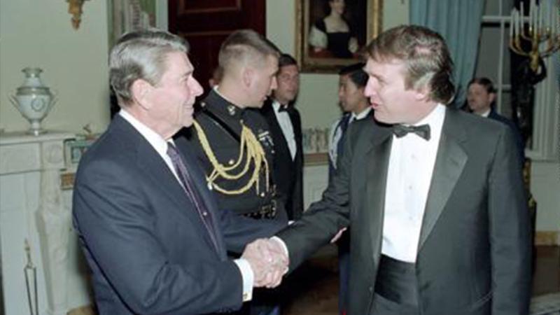 Sahte hesaptan paylaşılan sözleri gerçek sanan Trump, Reagan'ın kendisine iltifat ettiğini zannetti