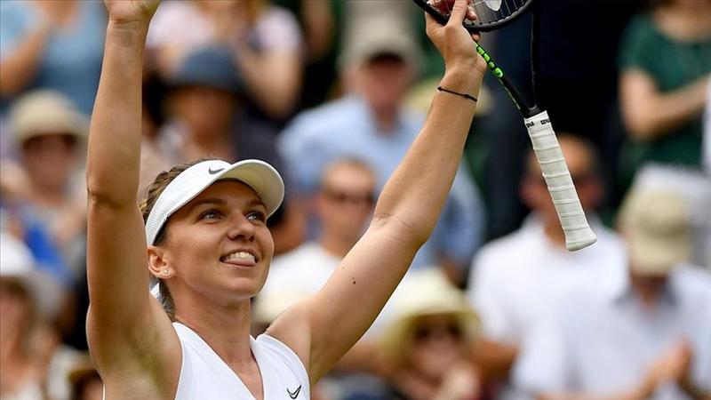 Wimbledon'da ilk finalist Halep