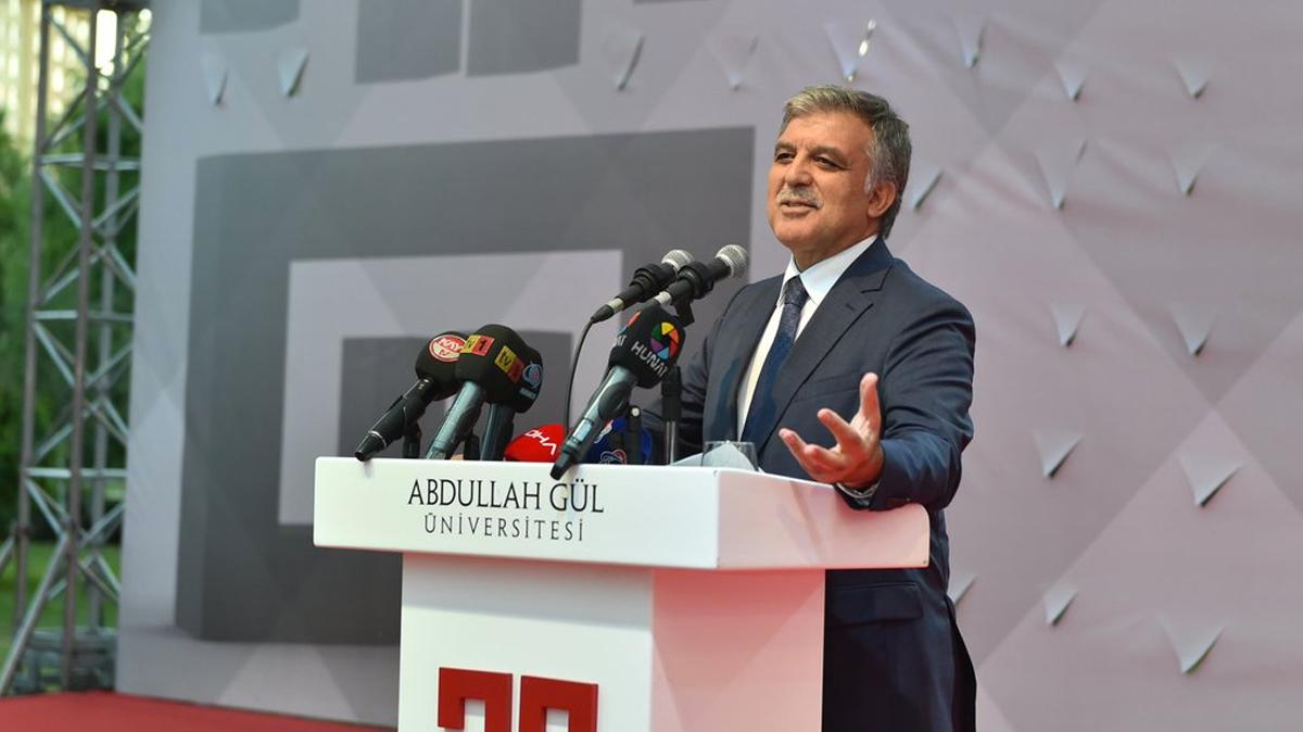 Abdullah Gül: Prensipli olun, ilkeli olun, hep değerleriniz olsun