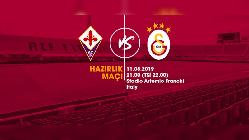 Galatasaray, Fiorentina ile hazırlık maçı yapacak