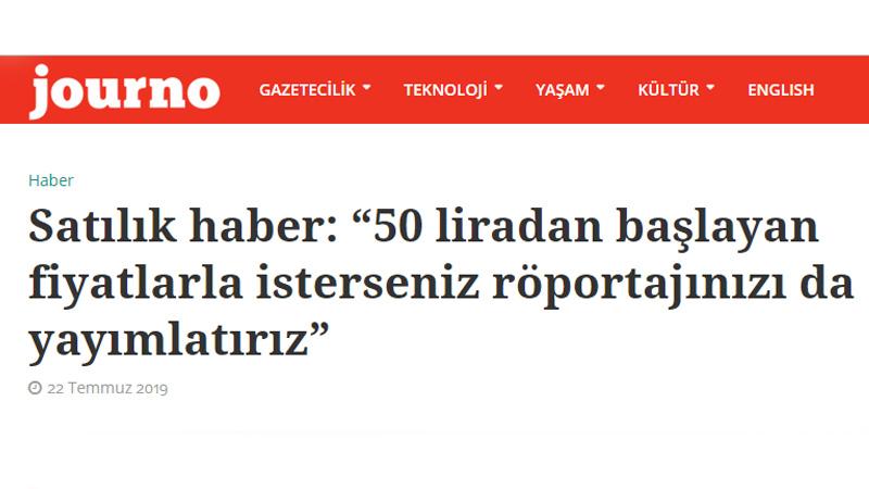 T24'ten Journo'ya çağrı: 'Para karşılığı haber yaptırdığı' sitelerin listesine T24'ün de adını koyan ajansın adını açıklayın!