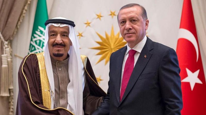 Cumhurbaşkanı Erdoğan, Suudi Arabistan Kralı Selman ile görüştü