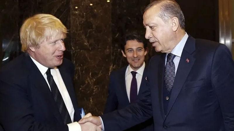 Cumhurbaşkanı Erdoğan, Boris Johnson ile telefonda görüştü