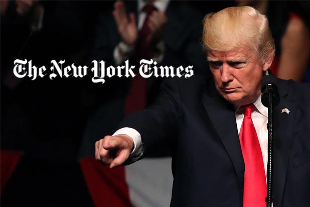 New York Times gelen tepkiler üzerine manşetini değiştirdi, Trump "İşte bunlarla karşı karşıyayız" dedi