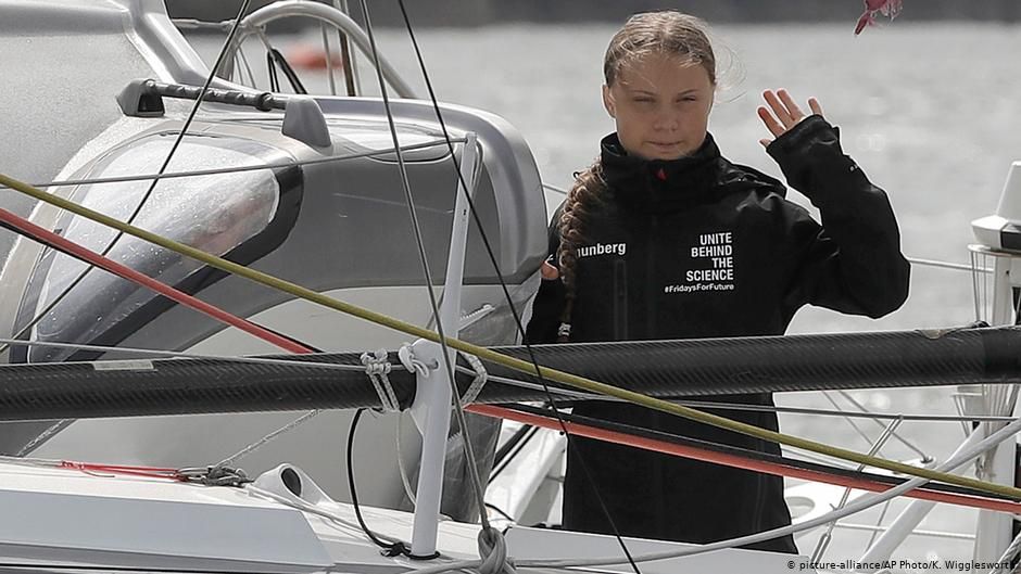 Greta Thunberg'in Atlantik yolculuğu başladı