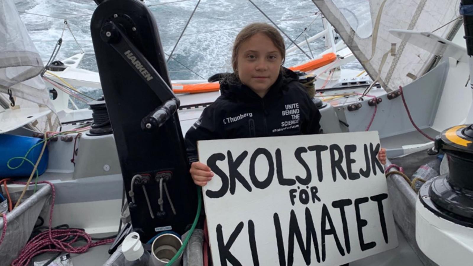 Greta Thunberg ABD'den ayrılırken iklim krizini önemseyenlere seslendi: Oy verin 