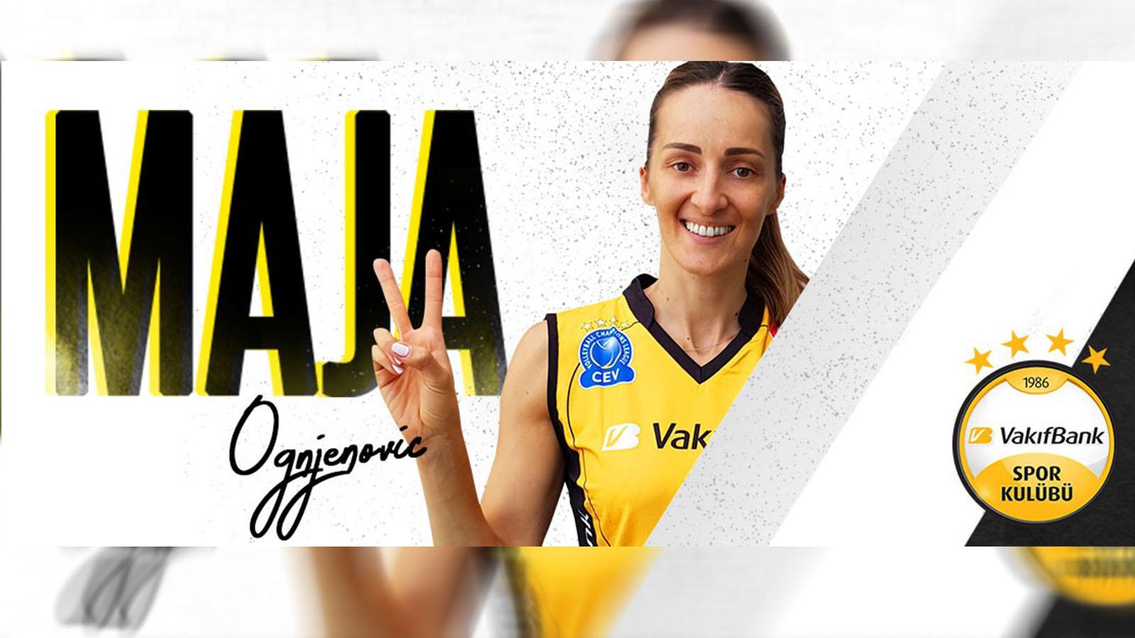 Dinamo Moskova'dan transfer: Maja Ognjenovic VakıfBank'ta 