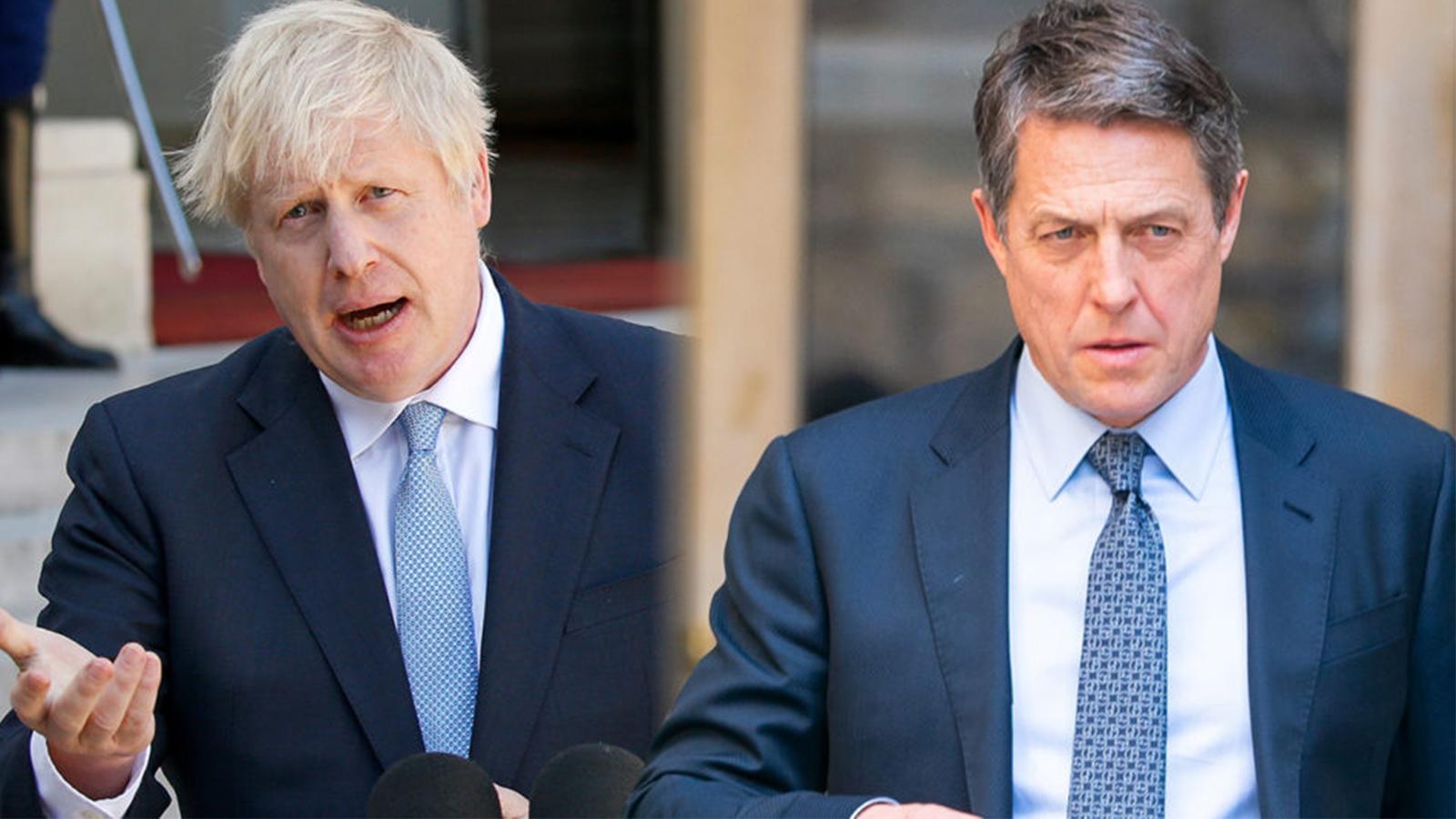 Ünlü aktör Hugh Grant parlamentoyu askıya alan Boris Johnson'a tepki verdi: Seni abartılmış plastik küvet oyuncağı!