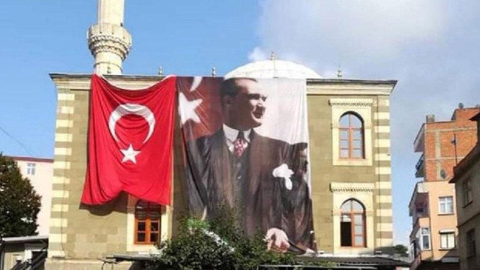 Müftülükle cami derneği arasında Atatürk posteri krizi