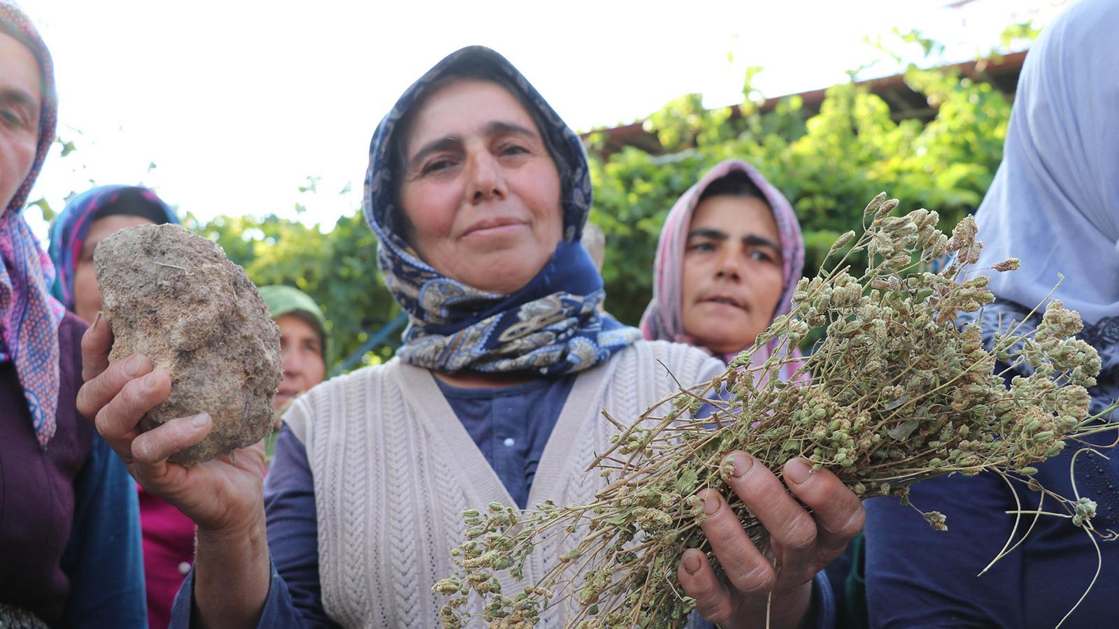 Pamukkale'de taş ocağı eylemi: "Biz üreten olmak istiyoruz; lütfen tarlalarımızı öldürmeyin"