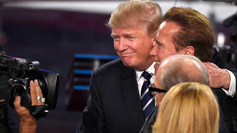 Schwarzenegger'den Trump'a: Bana aşık!