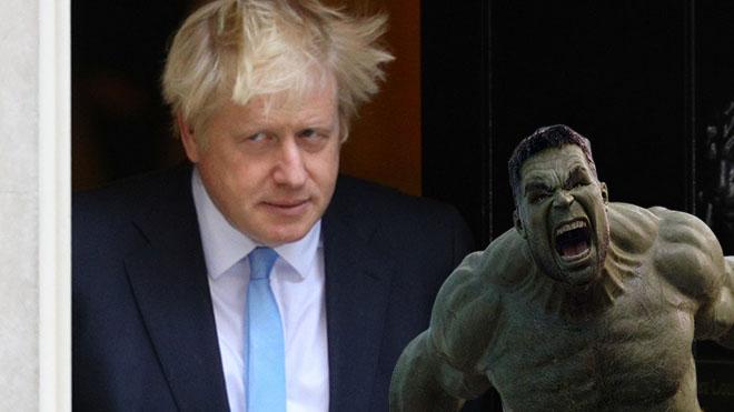 Britanya Başbakanı Johnson ülkesini çizgi roman kahramanı Hulk'a benzetti 