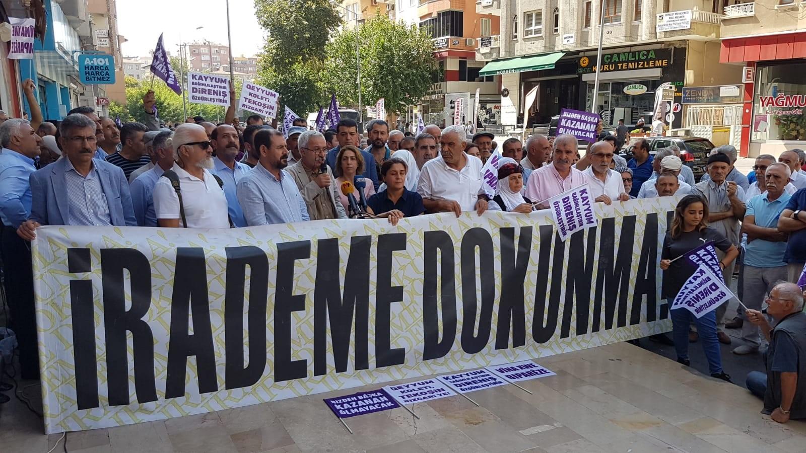 Kayyım atamalarının 29. gününde protestolar sürüyor: "Zulmünüz bakî kalmayacak; biz halkız, yenilmeyiz, mutlaka kazanacağız"