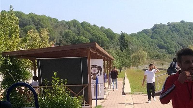 Yalova Üniversitesi kampüsüne terörle mücadele stant açtı, öğrenciler tepkili