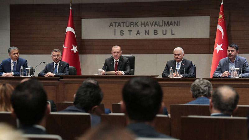 Erdoğan'dan deprem açıklaması: Sosyal medyada densizlik yapanlar var, itibar etmeyin