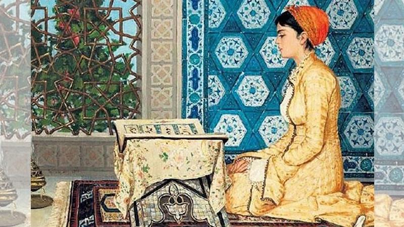 Osman Hamdi Bey'in 'Kur'an Okuyan Kız' tablosu 44 milyon liraya satıldı