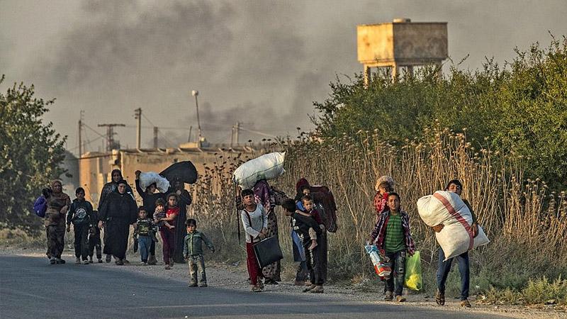 BM: Türkiye'nin operasyonunun başlangıcından bu yana 100 binden fazla insan evlerini terk etti