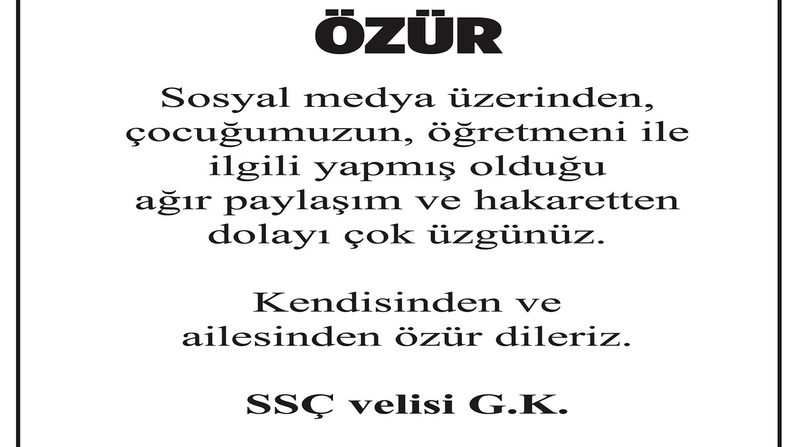 'Öğretmene hakaret' davasında uzlaşma: Öğrencinin velisi LÖSEV'e 5 bin TL bağış yaptı