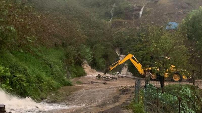 Giresun'u sağanak yağış vurdu; 1 kişi hayatını kaybetti