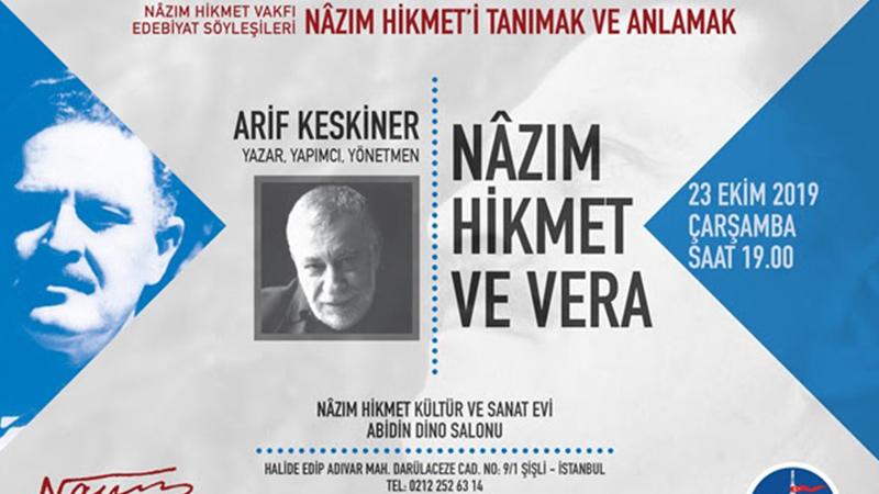 "Nâzım'ı Tanımak ve Anlamak" söyleşileri başlıyor